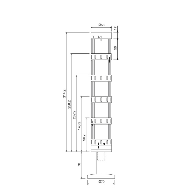 50M組合式警示燈4
