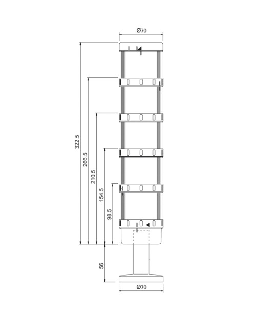 M70組合式警示燈3