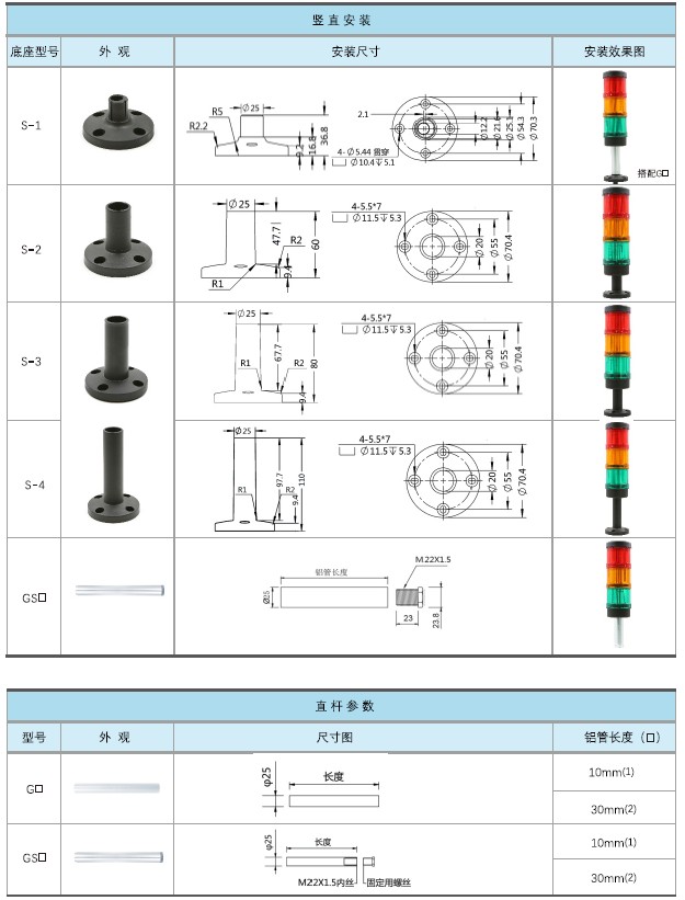 M70組合式警示燈5